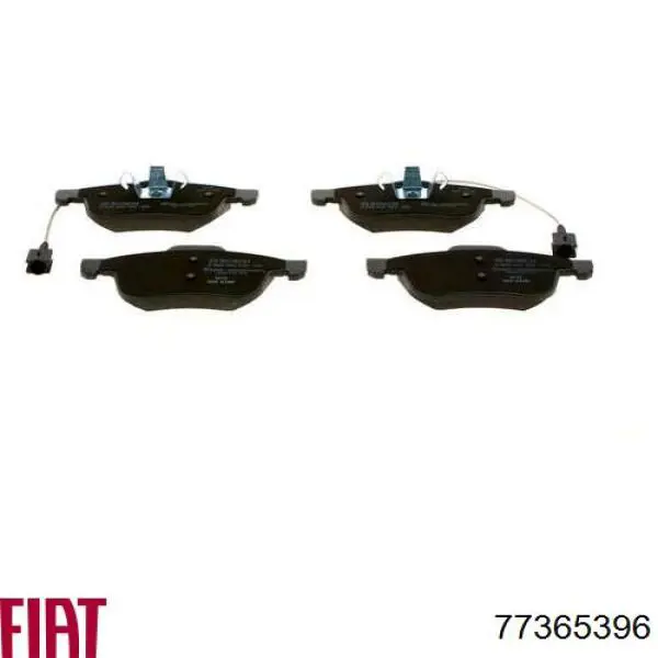 Гальмівні колодки Fiat/Alfa/Lancia 77365396 ціна, від 31.83 USD