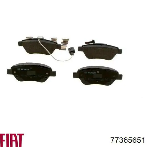 Передні тормозні колодки 77365651 Fiat/Alfa/Lancia