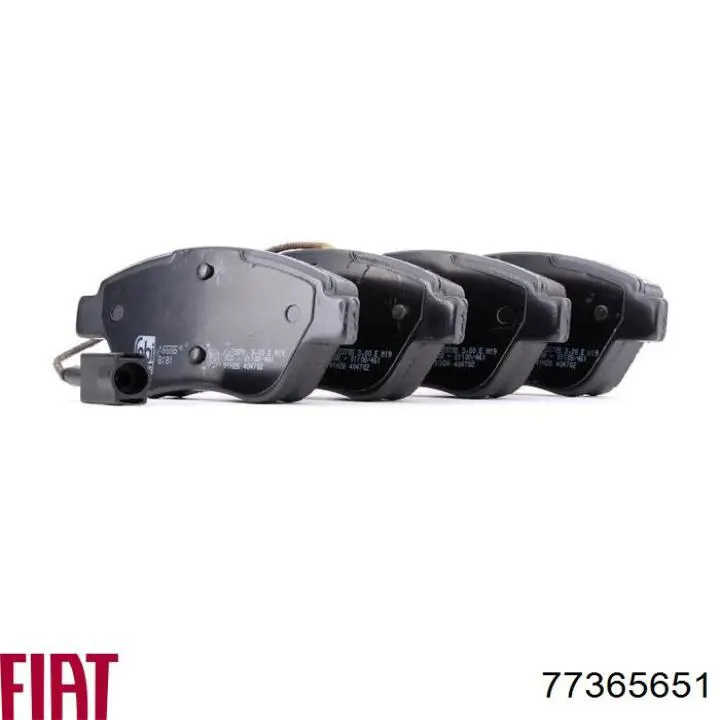 Гальмівні колодки Fiat/Alfa/Lancia 77365651 ціна, від 20.38 USD