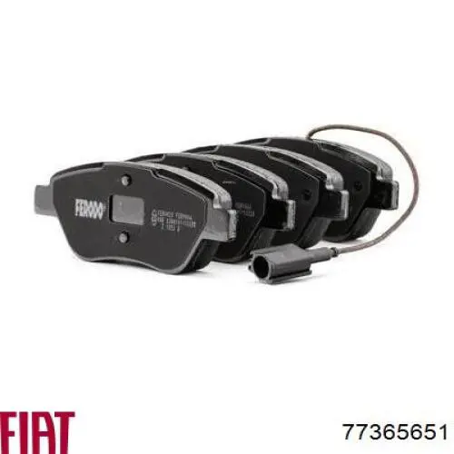 Купити 77365651 Fiat/Alfa/Lancia Колодки гальмівні передні, дискові