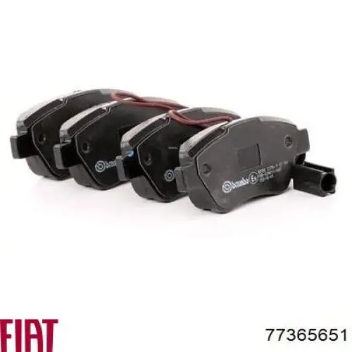 Передні тормозні колодки 77365651 Fiat/Alfa/Lancia