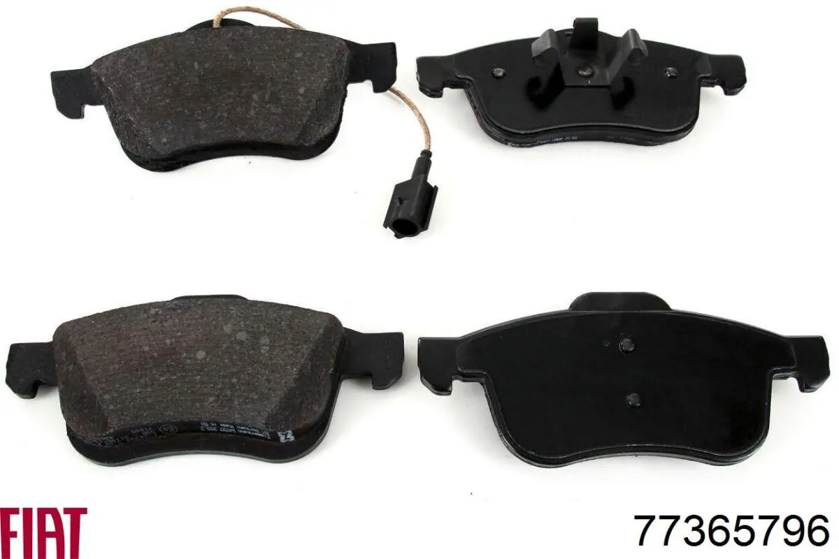Передні тормозні колодки 77365796 Fiat/Alfa/Lancia