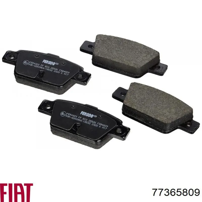 Купити 77365809 Fiat/Alfa/Lancia Задні колодки
