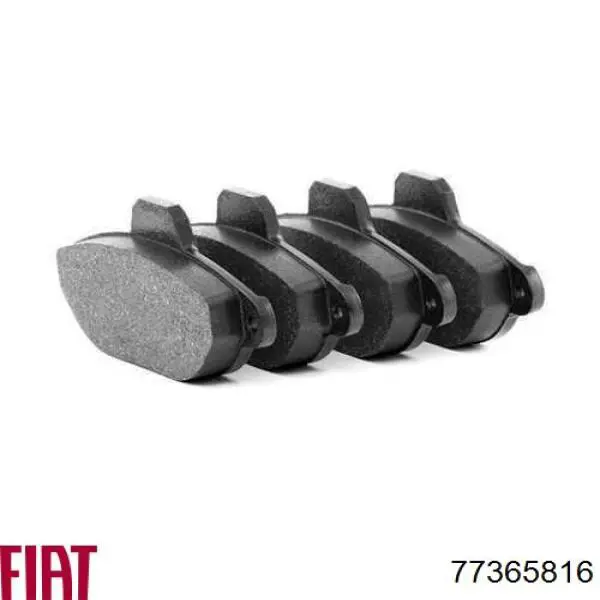 Гальмівні колодки Fiat/Alfa/Lancia 77365816 ціна, від 24.11 USD