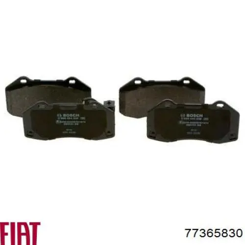 77365830 Fiat/Alfa/Lancia Передні гальмівні колодки