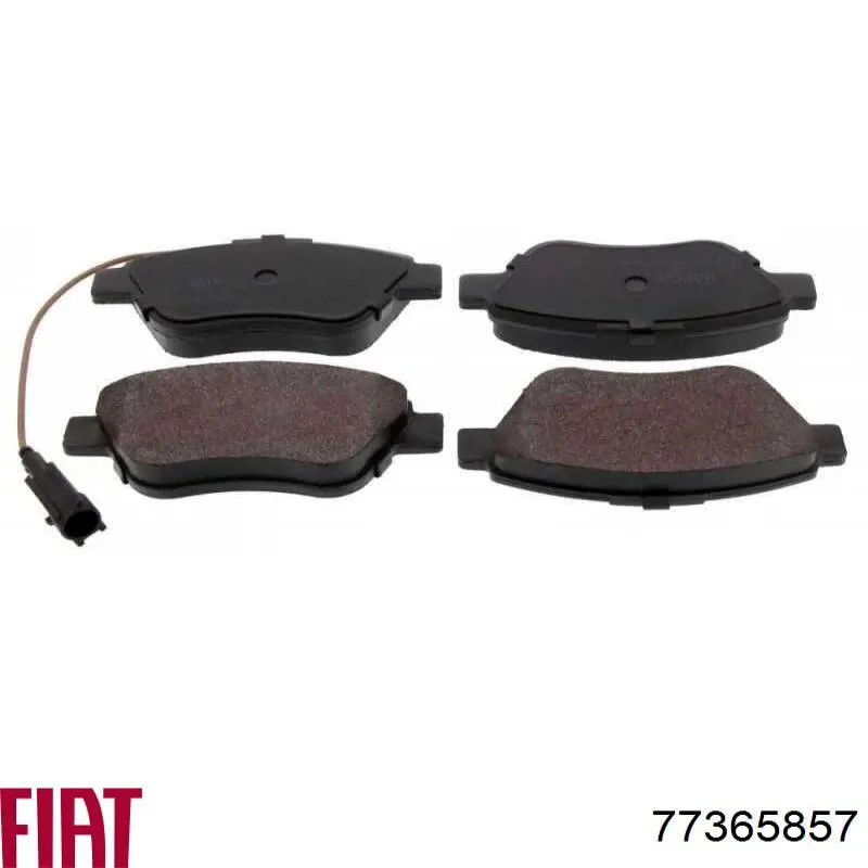 Гальмівні колодки Fiat/Alfa/Lancia 77365857 ціна, від 23.31 USD