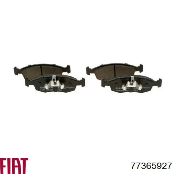 Передні тормозні колодки 77365927 Fiat/Alfa/Lancia