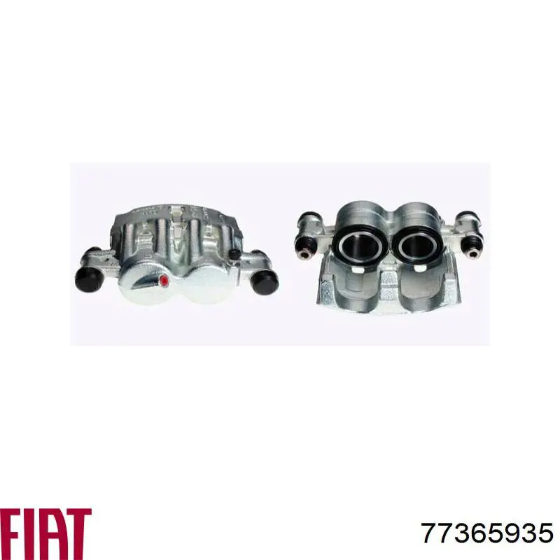 Купити 77365935 Fiat/Alfa/Lancia Супорт гальмівний передній правий