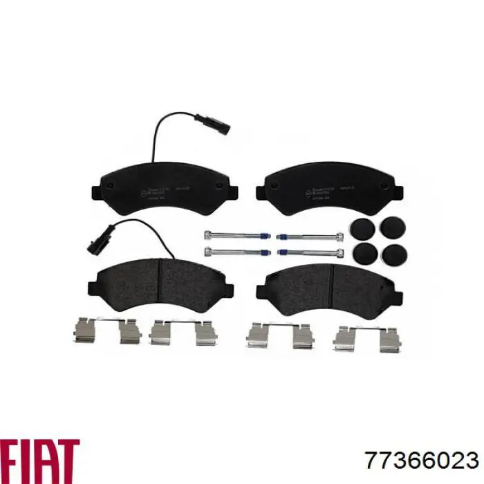 77366023 Fiat/Alfa/Lancia Передні гальмівні колодки