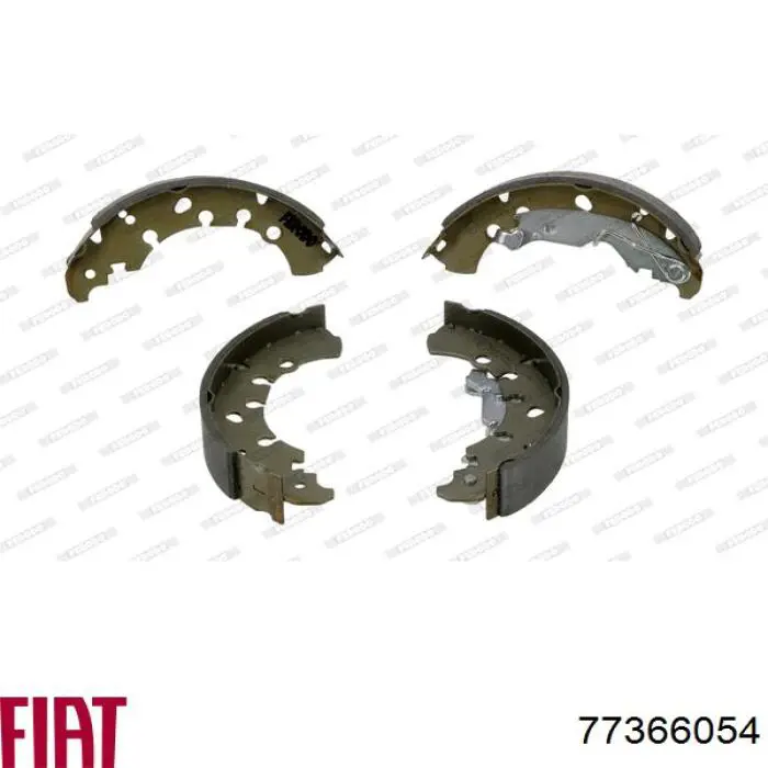 Колодки гальмові задні, барабанні Fiat/Alfa/Lancia 77366054 ціна, від 27.11 USD