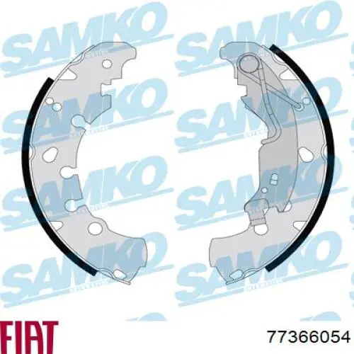 Купити 77366054 Fiat/Alfa/Lancia Колодки гальмові задні, барабанні