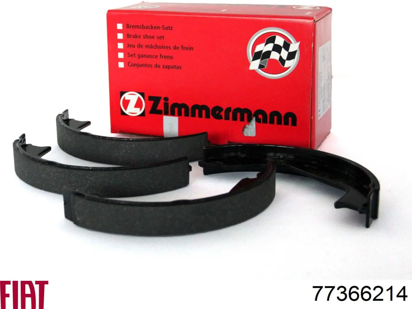 Купити 77366214 Fiat/Alfa/Lancia Колодки гальмові задні, барабанні