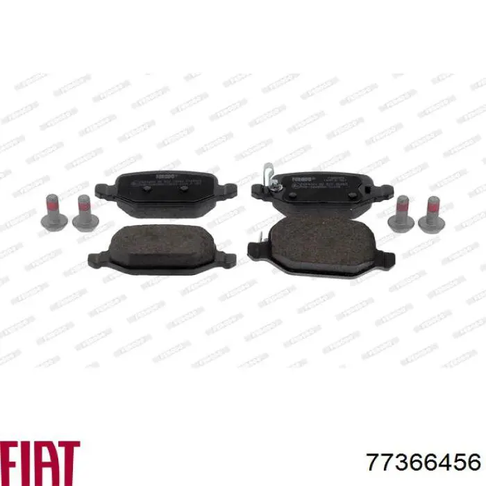 Купити 77366456 Fiat/Alfa/Lancia Задні колодки