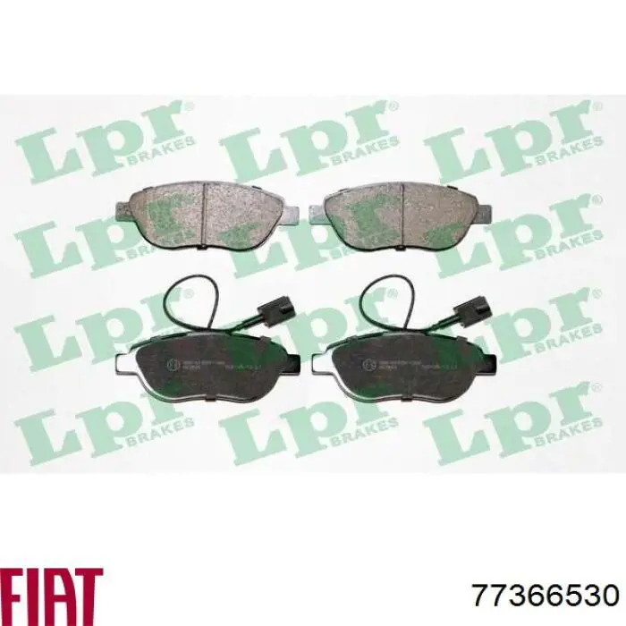 77366530 Fiat/Alfa/Lancia Передні гальмівні колодки