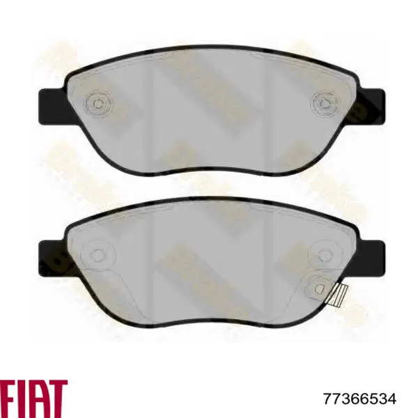 Купити 77366534 Fiat/Alfa/Lancia Колодки гальмівні передні, дискові