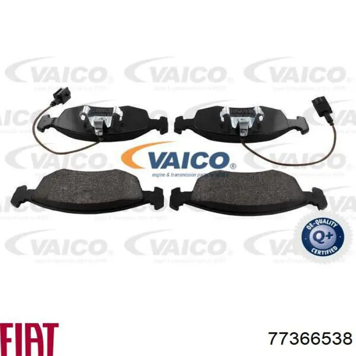 Купити 77366538 Fiat/Alfa/Lancia Колодки гальмівні передні, дискові