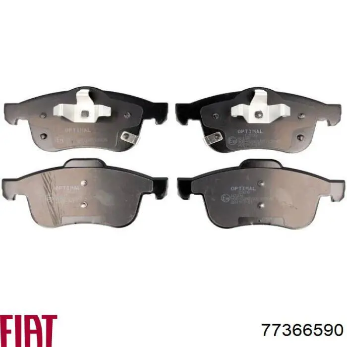 Купити 77366590 Fiat/Alfa/Lancia Колодки гальмівні передні, дискові