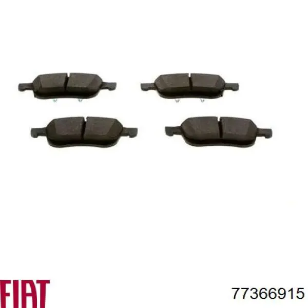 Купити 77366915 Fiat/Alfa/Lancia Колодки гальмівні передні, дискові