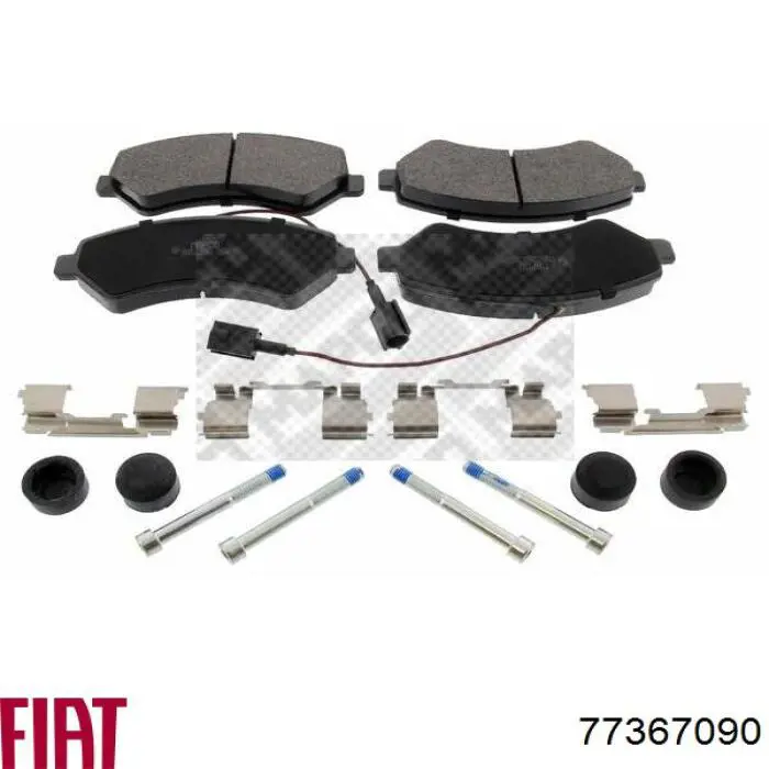 Передні тормозні колодки 77367090 Fiat/Alfa/Lancia