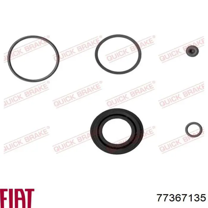 77367135 Fiat/Alfa/Lancia Супорт гальмівний задній лівий
