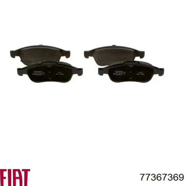 77367369 Fiat/Alfa/Lancia Передні гальмівні колодки