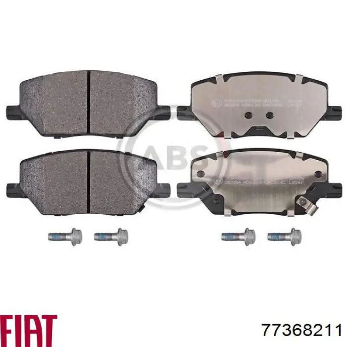 77368211 Fiat/Alfa/Lancia Передні гальмівні колодки