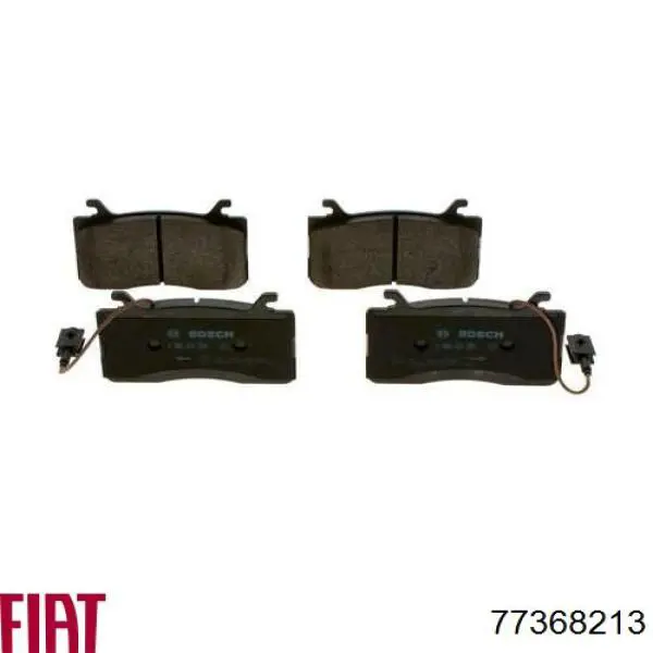 77368213 Fiat/Alfa/Lancia Передні гальмівні колодки