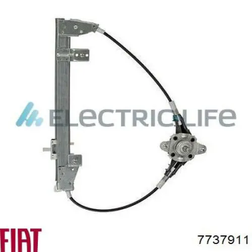Механізм склопідіймача двері задньої, лівої 7737911 Fiat/Alfa/Lancia