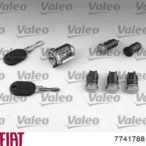 Личинки замків, комплект Fiat/Alfa/Lancia 7741788 ціна, від 38.14 USD