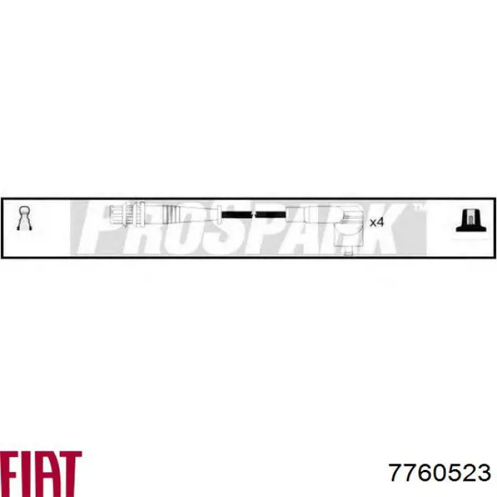 Дроти запалювання Fiat/Alfa/Lancia 7760523 ціна, від 18.60 USD