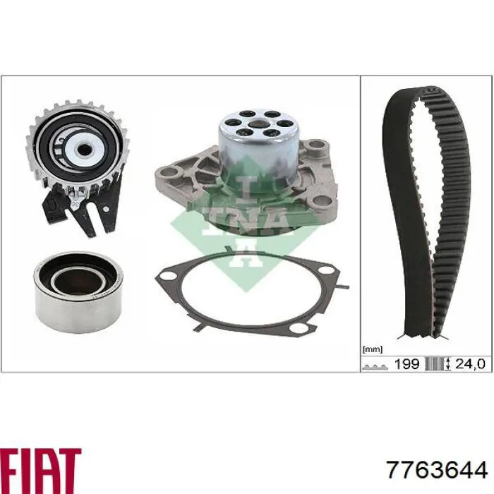 Ролик ременя ГРМ, паразитний Fiat/Alfa/Lancia 7763644 ціна, від 10.16 USD