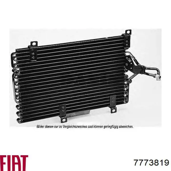 Купити 7773819 Fiat/Alfa/Lancia Радіатор системи охолодження кондиціонера