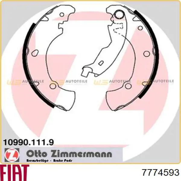 Купити 7774593 Fiat/Alfa/Lancia Барабан гальмівний задній