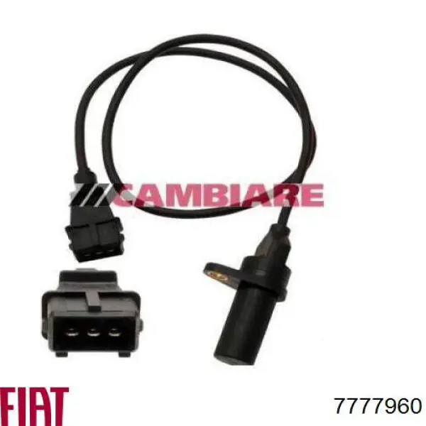 Датчик обертів колінвалу Fiat/Alfa/Lancia 7777960 ціна, від 16.25 USD