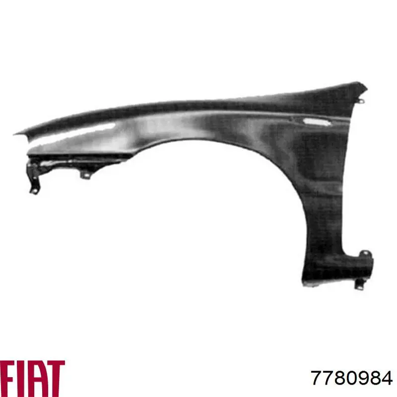 Ліве переднє крило Fiat/Alfa/Lancia 7780984 ціна, від 211.58 USD