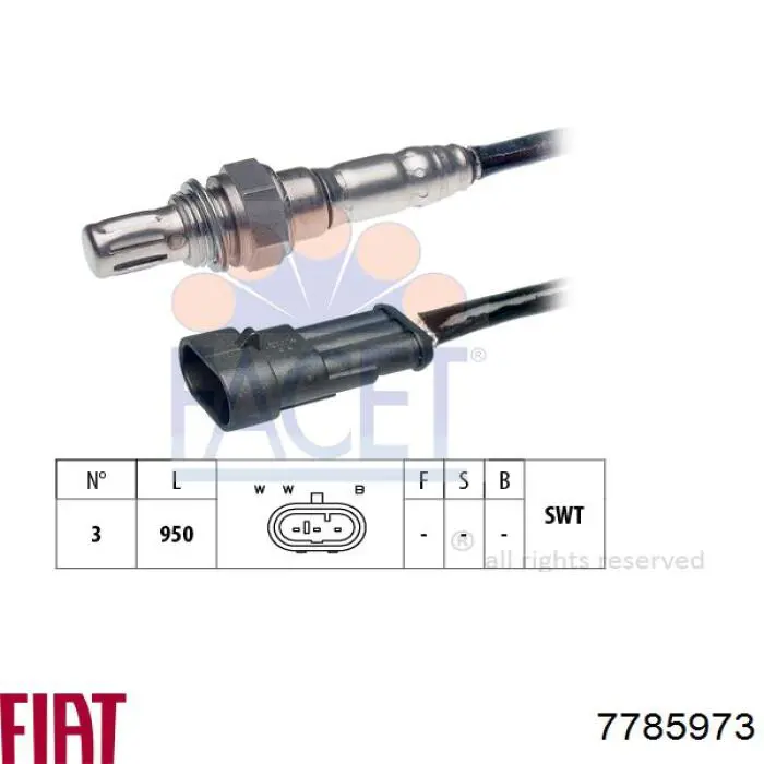 Купити SLP3104 Magneti Marelli Лямбда зонд, датчик кисню