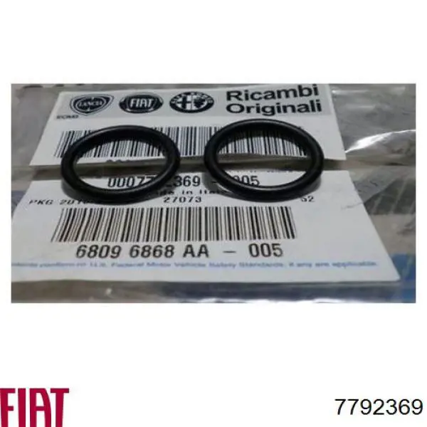 Купити 7792369 Fiat/Alfa/Lancia Кільце ущільнювача трубки радіатора пічки