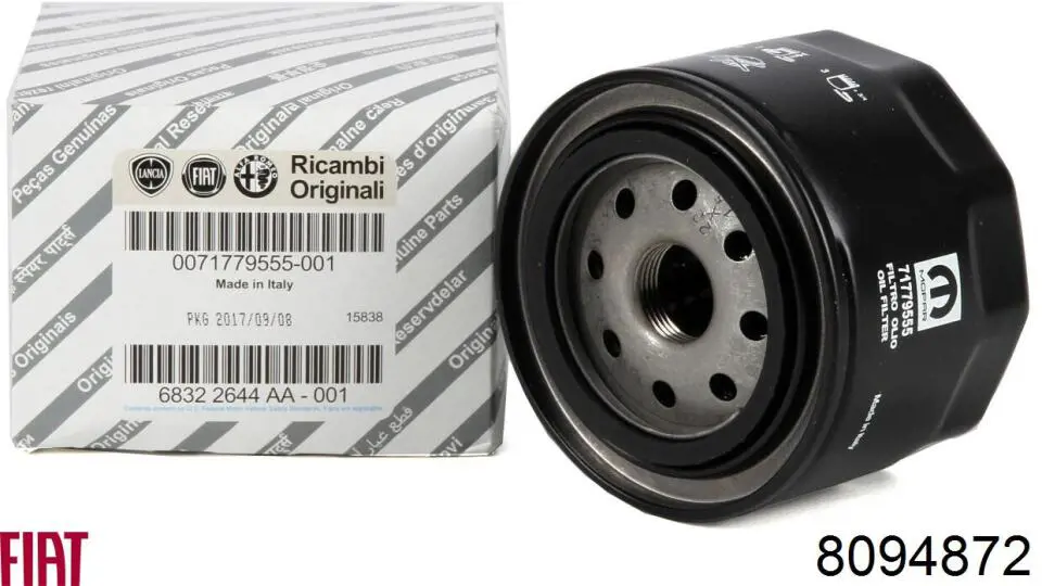 Масляний фільтр двигуна Fiat/Alfa/Lancia 8094872 ціна, від 11.69 USD