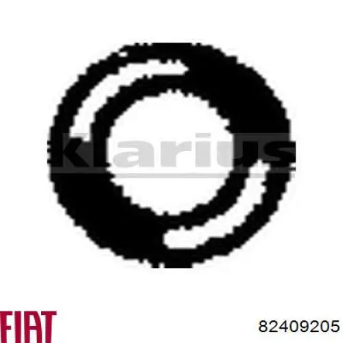82409205 Fiat/Alfa/Lancia Кронштейн кріплення глушника