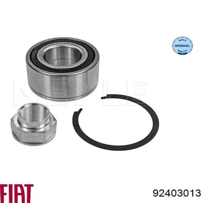 Комплект підшипник маточини передньої Fiat/Alfa/Lancia 92403013 ціна, від 21.93 USD