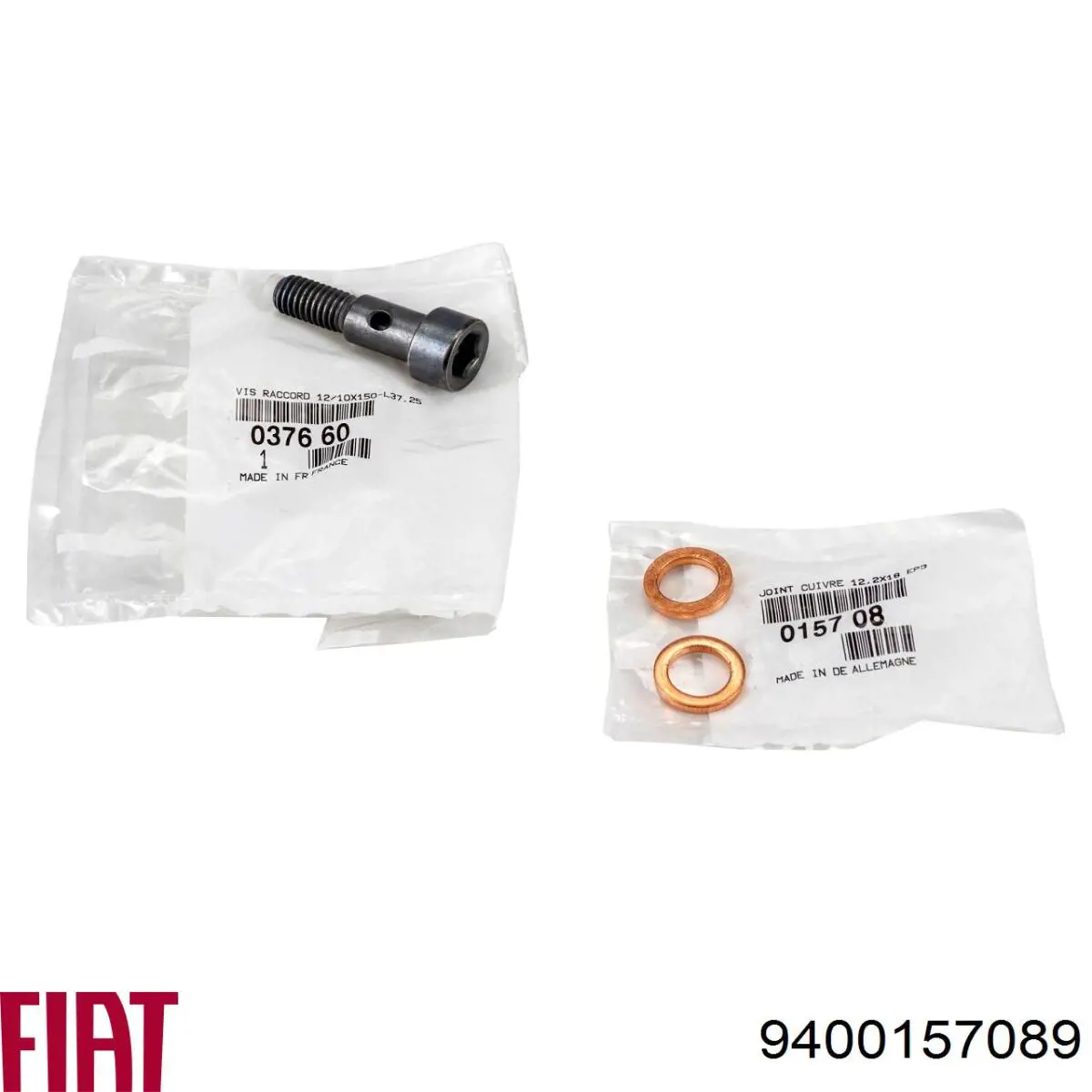 Прокладка шланга подачі масла до турбіни Fiat/Alfa/Lancia 9400157089 ціна, від 1.00 USD