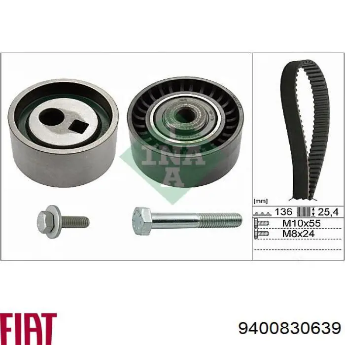 Купити 9400830639 Fiat/Alfa/Lancia Ролик паразитний ГРМ