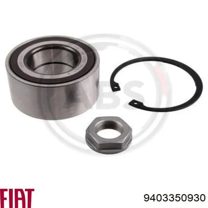 Комплект підшипник маточини передньої Fiat/Alfa/Lancia 9403350930 ціна, від 24.71 USD