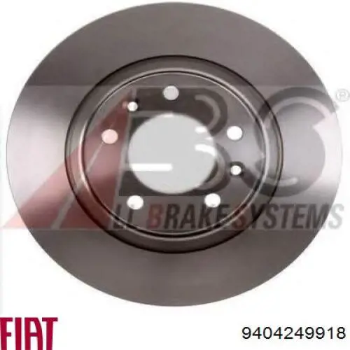 Гальмівні диски 9404249918 Fiat/Alfa/Lancia