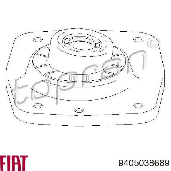 Купити 9405038689 Fiat/Alfa/Lancia Опора амортизатора переднього лівого