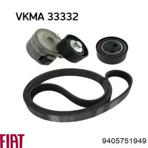 Натягувач приводного ременя Fiat/Alfa/Lancia 9405751949 ціна, від 27.63 USD