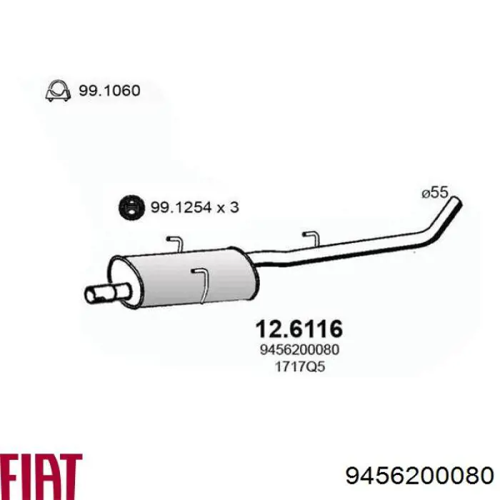  9456200080 Fiat/Alfa/Lancia