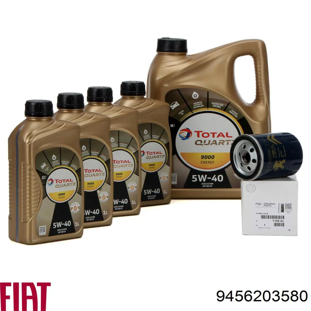 Масляний фільтр двигуна Fiat/Alfa/Lancia 9456203580 ціна, від 5.62 USD
