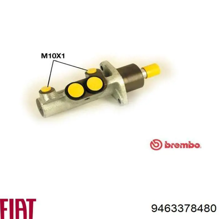 Циліндр головний гальма (Гідротормоз) Fiat/Alfa/Lancia 9463378480 ціна, від 57.59 USD