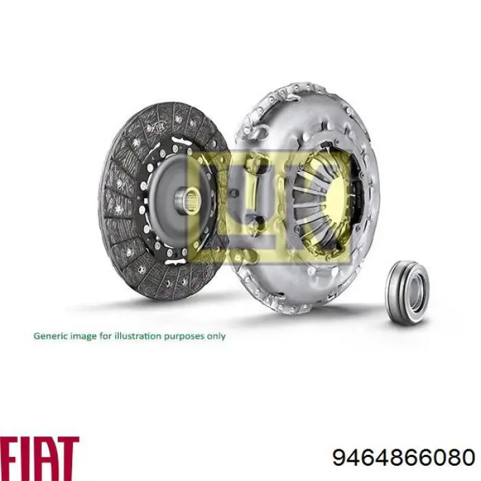 Комплект зчеплення (3 частини) Fiat/Alfa/Lancia 9464866080 ціна, від 119.09 USD